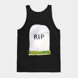 Watercolor Gravestone Tank Top